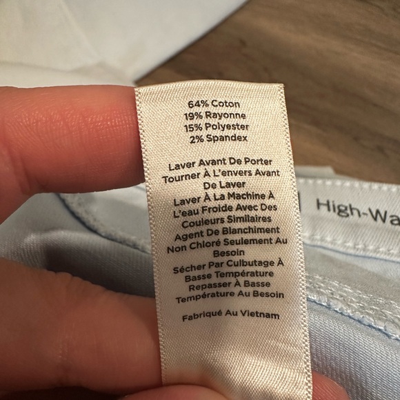 Talbots High Waist Jegging Crop Jeans Pants Size 12 - Picture 2 of 9